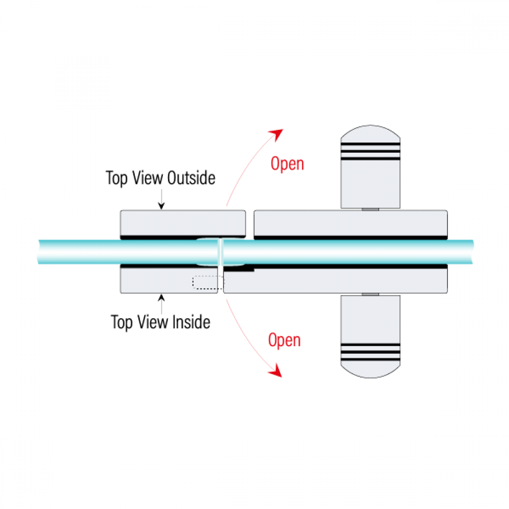 Indicator Lock - Single Action - Polished Stainless