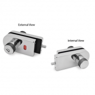 Indicator Lock - Single Action - Satin Stainless