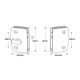Indicator Lock with  Receiver - Glass to Glass - SS