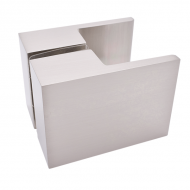Back to Back Paddle Style Knob Satin Chrome