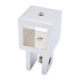 Square Reinforcing Through Bar To Glass Mount - PC