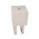 Square Support Bar To Glass Clamp - Pivot - BN