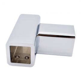 T Junction For Square Reinforcing Bar - Polished Chrome