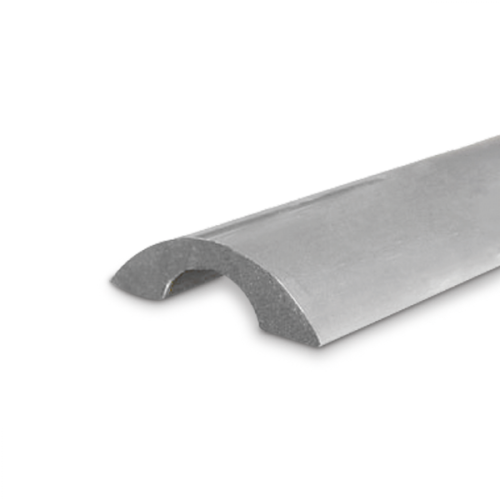 Shower Door Threshold - Polished Aluminium