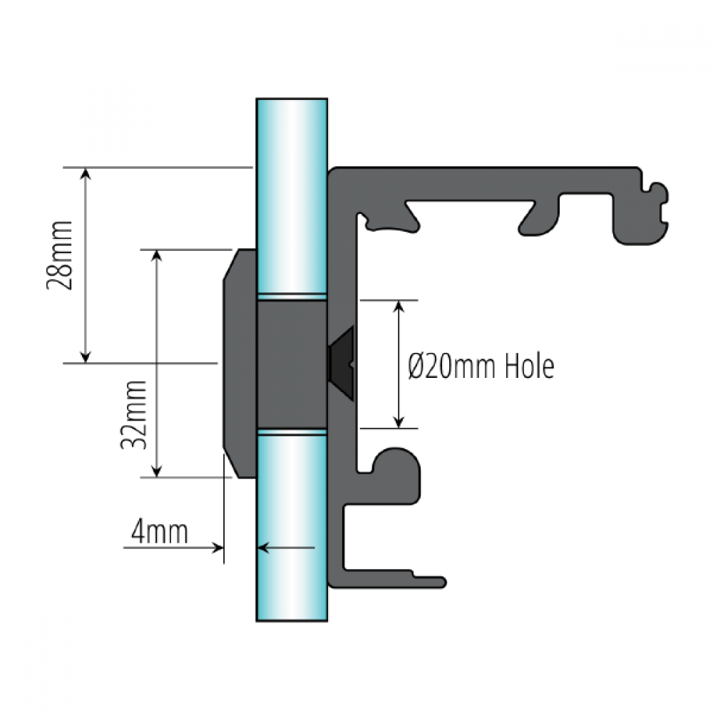 Brisa 160 Sliding Track Point Fixing