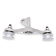 Arcade Canopy System Double Front Bracket - 316 SS
