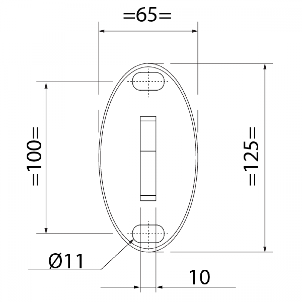 Arcade Canopy System Top Wall Bracket - 316 SS
