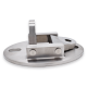 Arcade Canopy System Top Double Wall Bracket - 316 SS