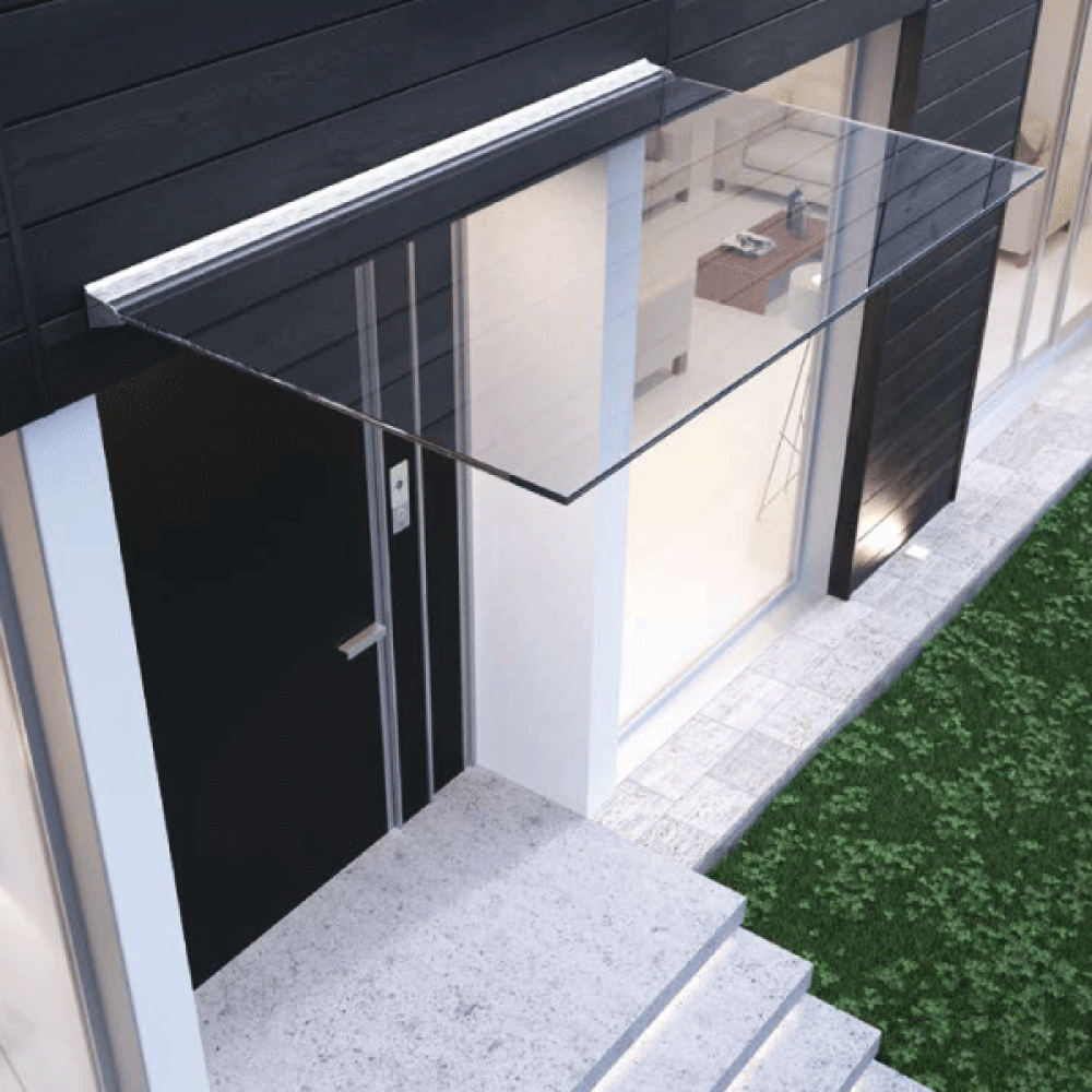 Pensilina Canopy System 2000mm SS Effect For 17.52mm Glass