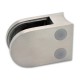 Glass Clamp - 63x45mm - 316SSS - Satin - 60mm Tube - 6-12mm