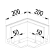 OnLevel 3010 F Type 90 Degree External Corner