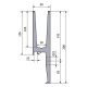 OnLevel 3011 Side Mount Channel - 0.74kN