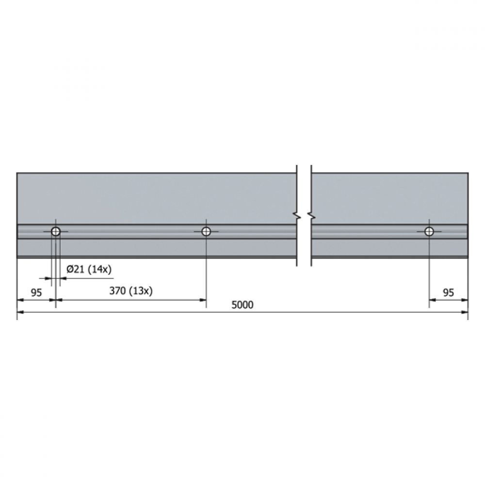 OnLevel 3011 Side Mount Channel - 0.74kN