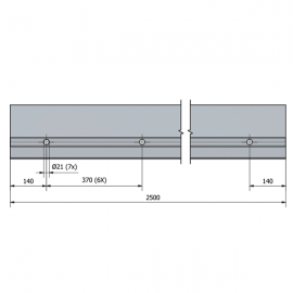OnLevel 3011 Side Mount Channel - 0.74kN