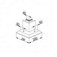 OnLevel 3020 F Type Top Mount Internal Corner