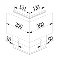 On Level 3031 90 Degree Corner - External
