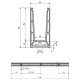 OnLevel 6500 Top Mount Parapet Wall Profile - Anodised Alum.