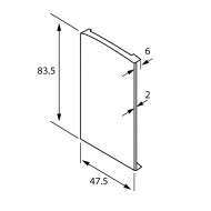 OnLevel 6501 Standard End Cap - Left