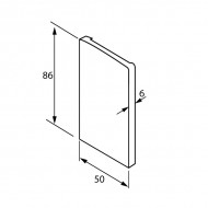 OnLevel 6501 End Cap For Use With Cladding  - Right