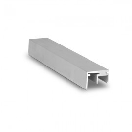 3kN Profile Top Cover For 10mm Cladding - Anodised Aluminium