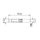 SkyForce Anchoring Bolt For Concrete - M8x35mm - 316