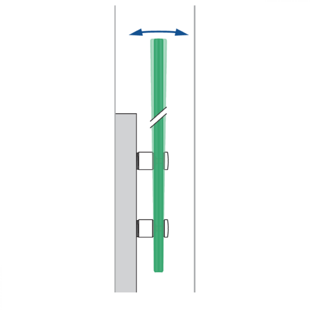 50mm Adjustable Point Fixture - 316SS - 50mm Standoff