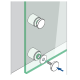 50mm Adjustable Point Fixture - 316SS - 50mm Standoff