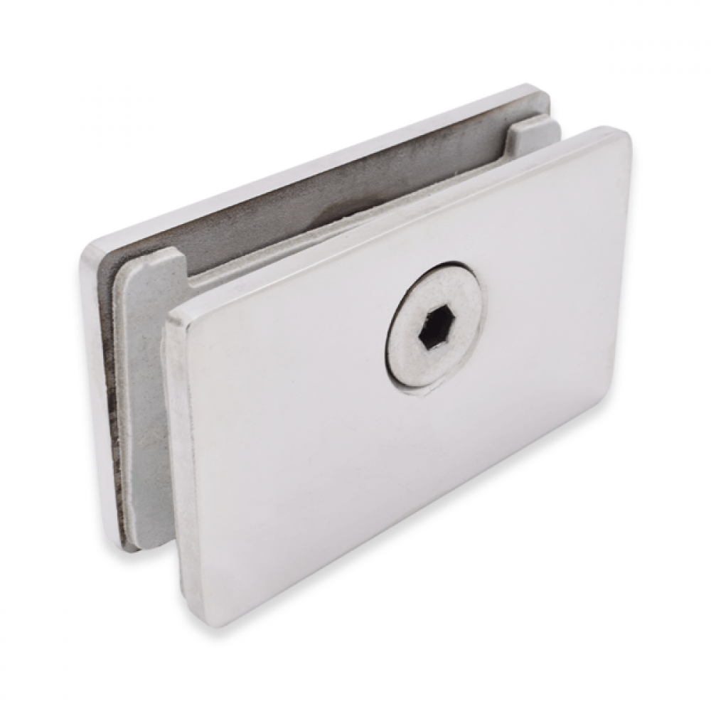 Glass Clamp - Satin Stainless