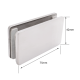 Glass Clamp - Satin Stainless