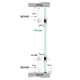 Glass to Ground/Ceiling Partition Bracket