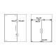 Non Drill Strike Box - Satin Stainless