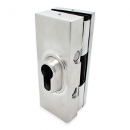 Non Drill Patch Lock - Satin Stainless