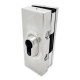 Non Drill Patch Lock - Satin Stainless