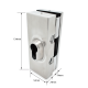 Non Drill Patch Lock - Satin Stainless