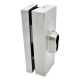 Non Drill Patch Lock - Satin Stainless