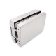 Bottom Patch Fitting - Satin Stainless
