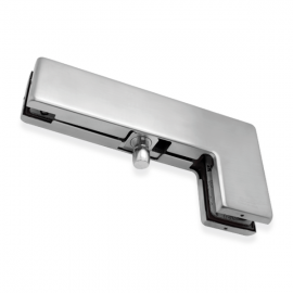GCC Corner Transom Fitting - Satin Stainless
