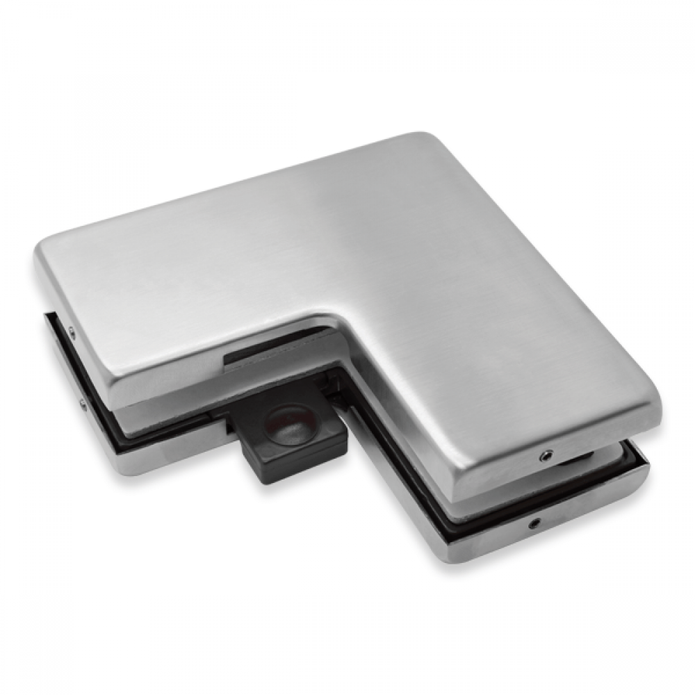 Corner Transom Connector - Satin Stainless