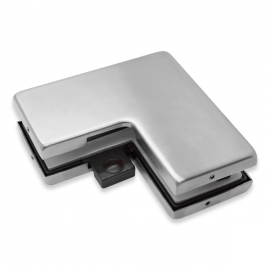 Corner Transom Connector - Satin Stainless