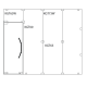 Corner Transom Connector - Satin Stainless