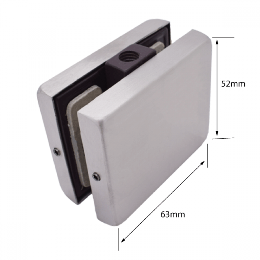 Side Connector - Satin Stainless