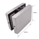 Side Connector - Satin Stainless