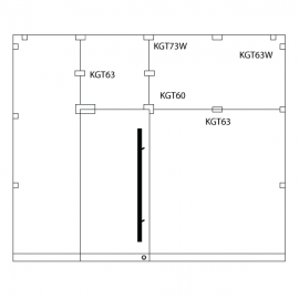 Glass Clamp - Satin Stainless