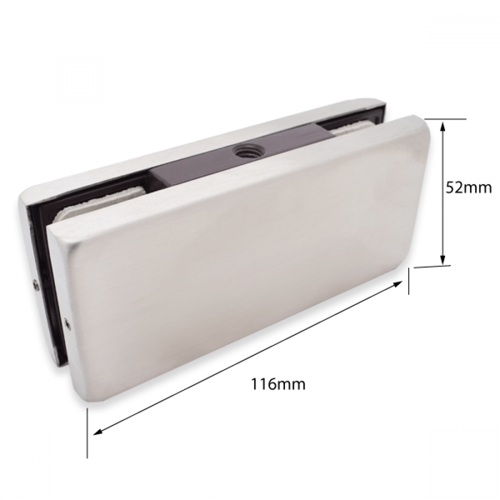 Side Connector - Satin Stainless