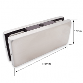 Side Connector - Satin Stainless