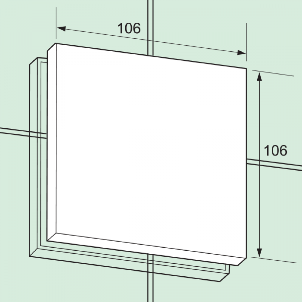 Connector Fitting - Satin Stainless