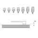 Floor Spring with Interchangeable Spindles