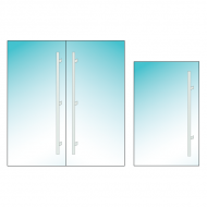 1200mm x 32mm Dia. Door Handle - Satin Stainless