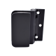 Wall To Glass Hinge - 8-10mm Glass - Matt Black