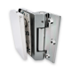 Wall To Glass Hinge - 8-10mm Glass- Polished Stainless Steel